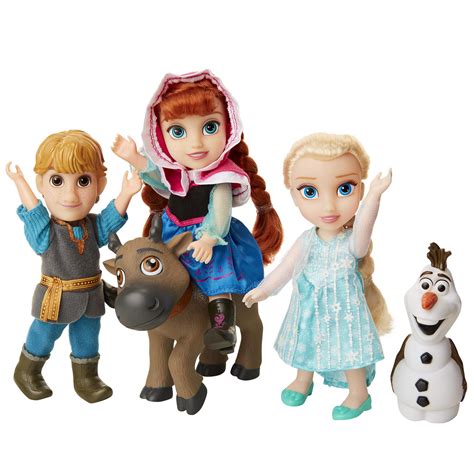 Disney Frozen Deluxe Petite Doll Gift Set - Includes Anna, Elsa ...