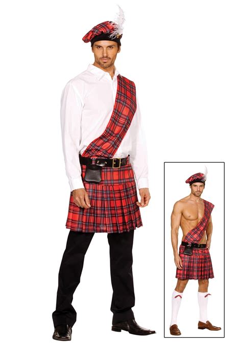 Men's Scottish Kilt Costume