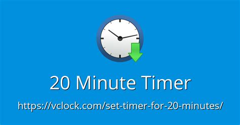 20 Minute Timer - Online Timer - Countdown