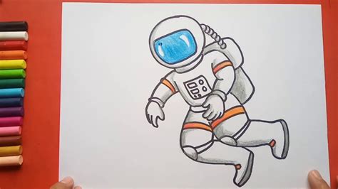 Easy Astronaut Drawing - YouTube