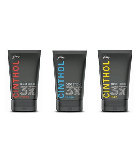 Cinthol Stick Men (Pack Of 3)