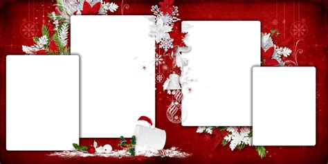 Merry Christmas Picture Frame Photoshop Frames Png For - Clip Art Library