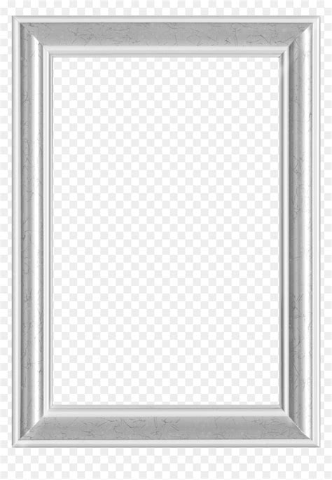 White Wood Frame Png - White Picture Frame Png, Transparent Png - vhv