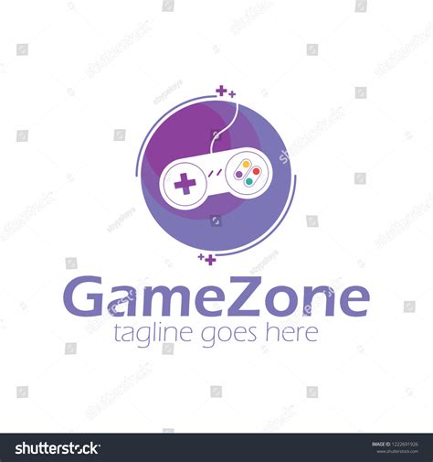 Game Zone Logo Template Design Stock Vector (Royalty Free) 1222691926 ...