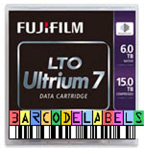 16456574-BCL FREE Custom Sequence FujiFilm LTO-7 Barcode Labels w/min ...