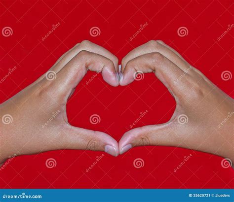 Hands Forming A Heart Stock Image - Image: 25620721