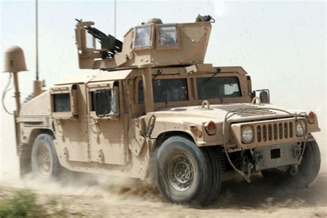 HMMWV M1114 UAH (Up-Armored Humvee) Up-Armored HMMWV Armament Carrier ...