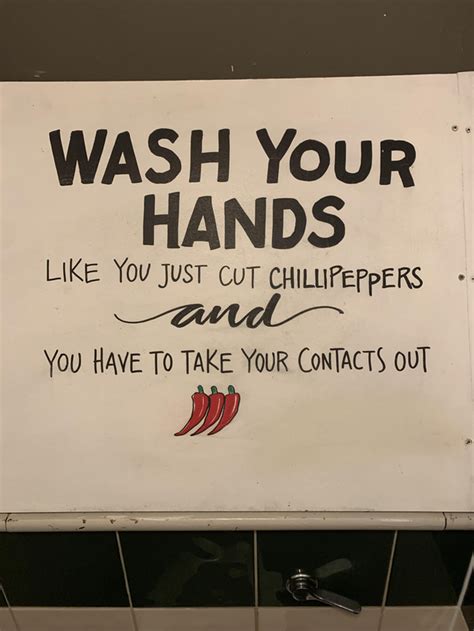 This wash your hands toilet sign - Meme Guy