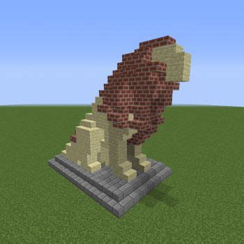 Lion Statue 1 - Blueprints for MineCraft Houses, Castles, Towers, and ...