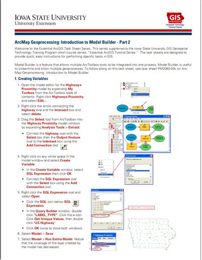 ArcMap Geoprocessing: Introduction to Model Builder - Part 2