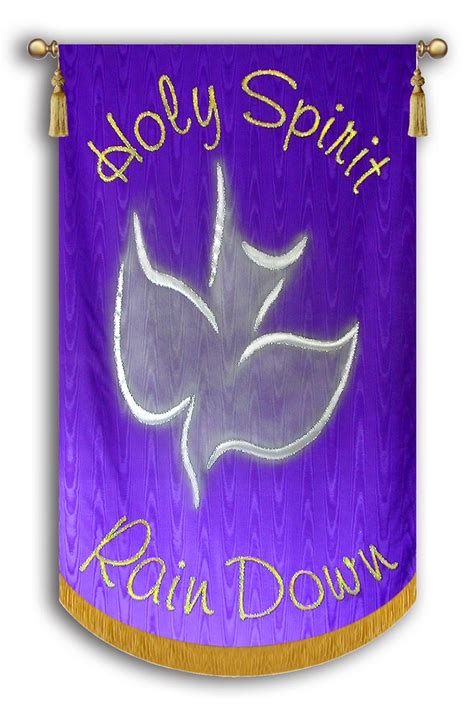 Holy Spirit Rain Down - Christian Banners for Praise and Worship