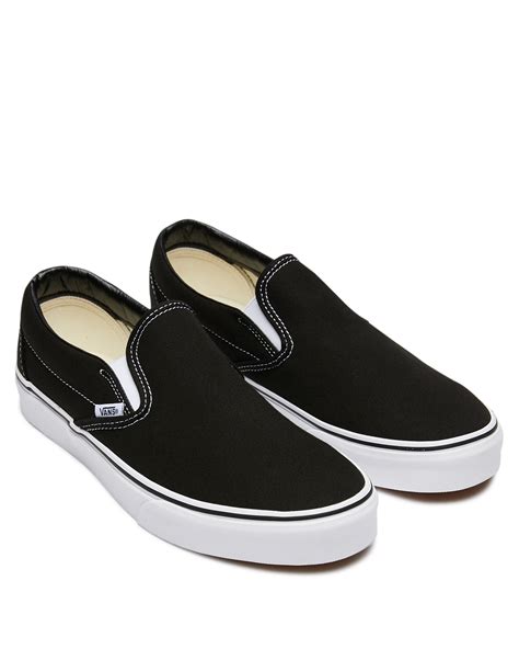 Vans Womens Classic Slip On Shoe - Black | SurfStitch