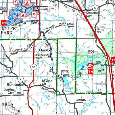 Shawnee National Forest Visitor Map by US Forest Service R9 | Avenza Maps