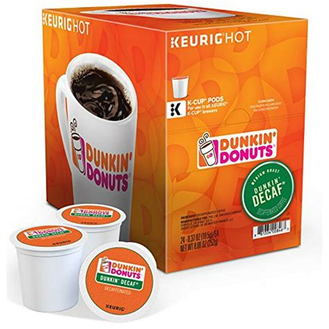 Dunkin' Donuts Decaf K-Cup Coffee Pods, 24 Count - Walmart.com ...