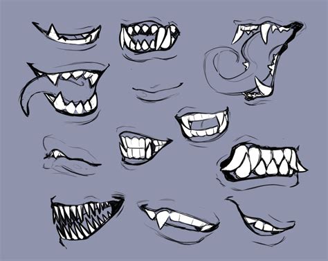 Mouth Drawing Reference Sharp Teeth - Inter disciplina