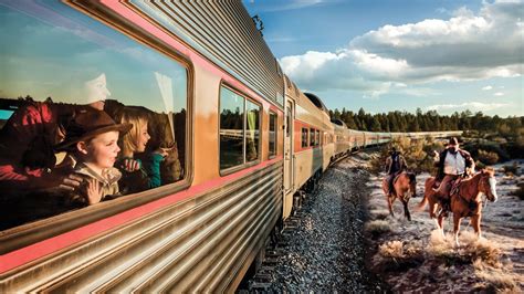 Ride the Grand Canyon Railway Train to and from Williams, Ariz.