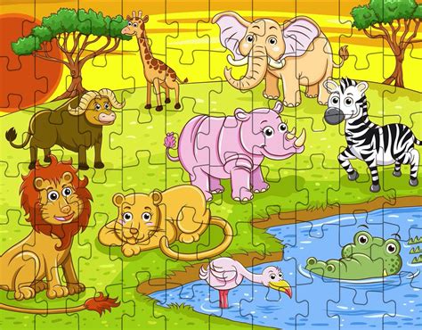 Animals Jigsaw Puzzle ~ Kids Puzzles | 12 to 1000 Pieces | Made in Oz