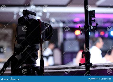 Photo camera at event stock image. Image of cameras, digital - 76080365