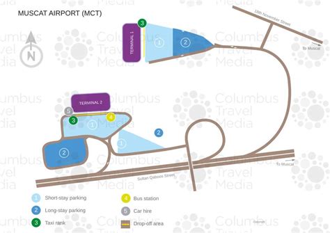 Muscat International Airport Map