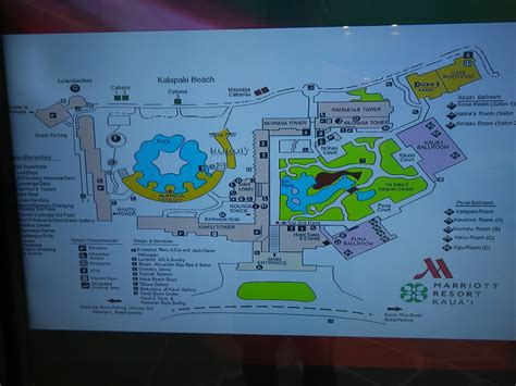 Marriott Kauai Beach Club Resort Map - Printable Online