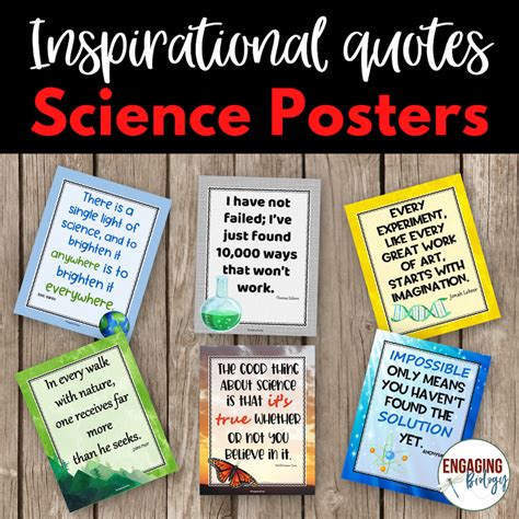 Inspirational Science Posters | Made By Teachers | Science poster ...