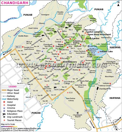 Chandigarh City Map