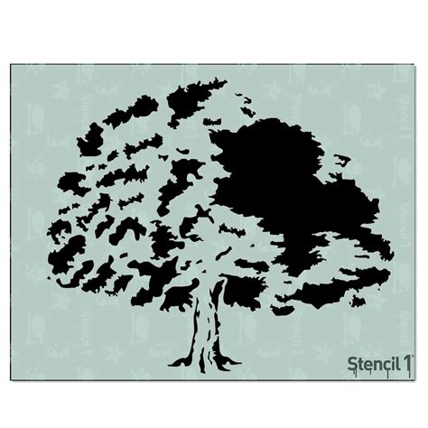 Oak Tree Stencil Reusable Craft & DIY Stencils S1_01_127 - Etsy