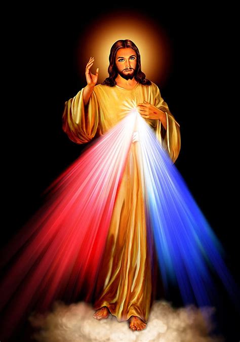 Divine Mercy Jesus Christ POSTER A3 print Catholic Christian Religious ...