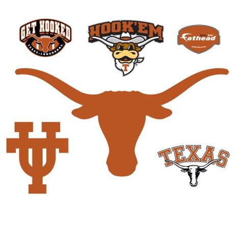 SAVE $45.04 - Fathead University of Texas Longhorns Logo Wall Decal $70.96