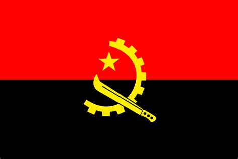 Angola National Flag | | Full Desktop Backgrounds