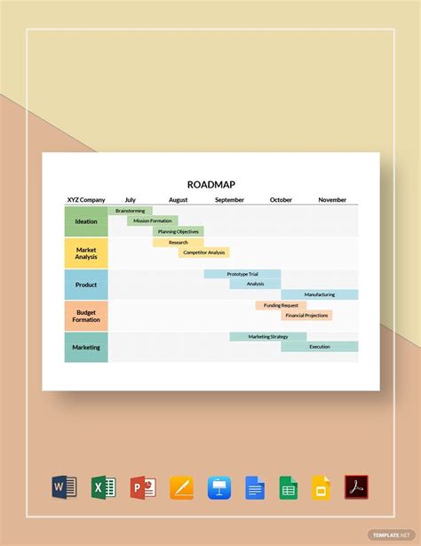 Roadmap Template in Word - FREE Download | Template.net