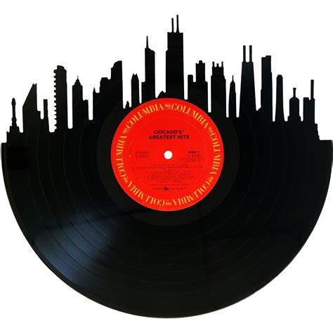 Chicago Skyline Vinyl Record Art – Records Redone