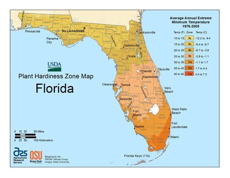 State Maps of USDA Plant Hardiness Zones