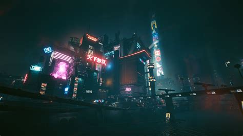 neon, city, futuristic, night, 4K, Cyberpunk 2077, 4K HD Wallpaper