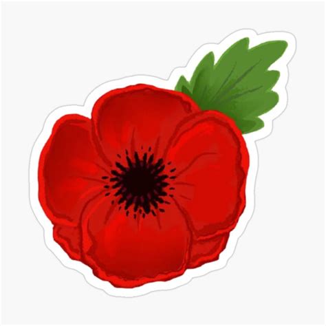 'Poppy. Remembrance Day, Armistice Day, War, Soldier' Sticker by Rezuke ...