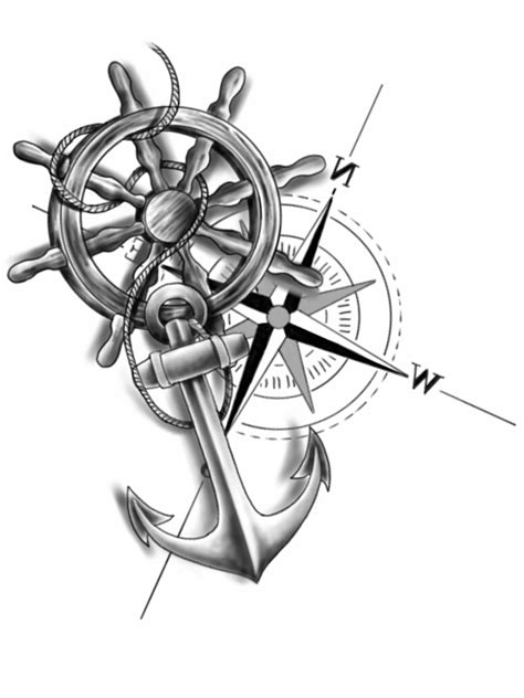 Ship Wheel Drawing at GetDrawings | Free download