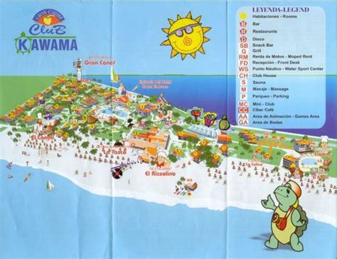 Kawama Varadero Resort Map