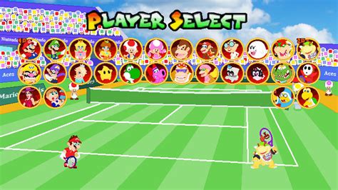 Mario Tennis Roster by TheAnvilDEV on DeviantArt