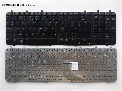 UK keyboard For HP pavilion DV7 DV7 1000 DV7 1100 black Laptop Keyboard ...