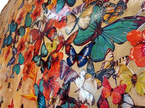 Butterflies with Hibiscus and Heliconia Painting by Lily Greenwood ...