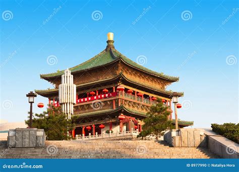 Bell Tower, Xi an, China stock photo. Image of culture - 8977990