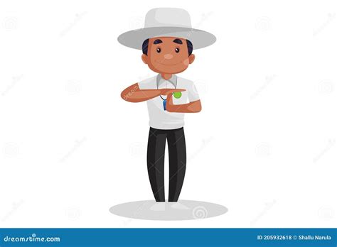 Vector Graphic Illustration of Cricket Umpire Stock Vector ...