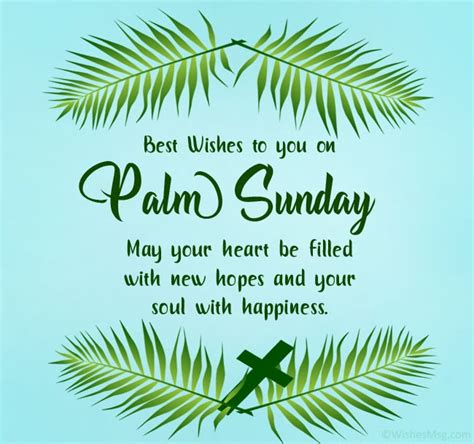 Happy Palm Sunday Wishes and Quotes - WishesMsg