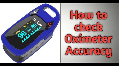 How to check Oximeter Accuracy | Dr Trust Oximeter | Consumerzilla 🔥🔥🔥 ...