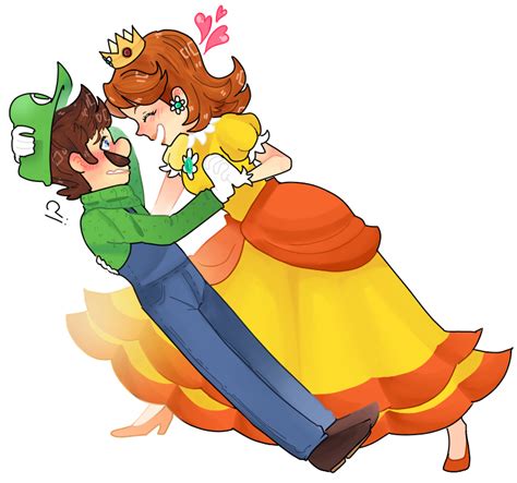 Luigi x Daisy by https://www.deviantart.com/shagirma on @DeviantArt ...