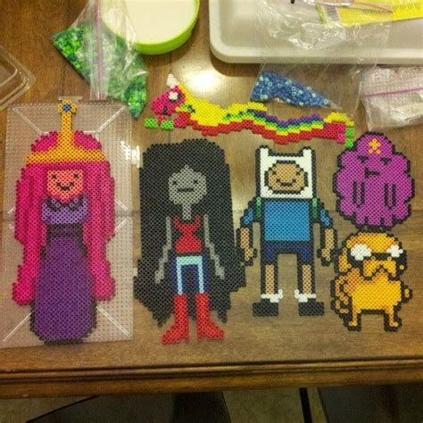 Adventure Time characters perler beads by payge_rage_princess88 ...