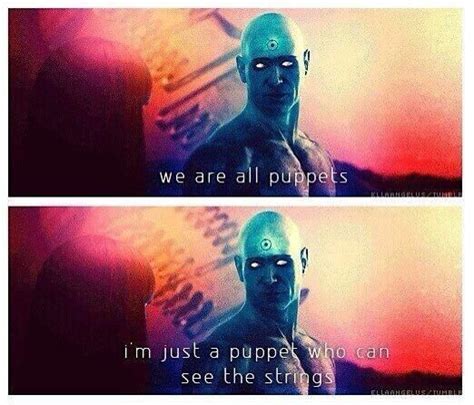 Watchmen movie quote - philosophical movie quote | Vilãs, Quadrinhos ...