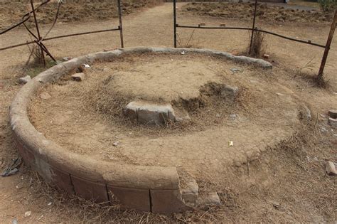 Ruins of Patliputra , Khumrar , Patna . Bihar