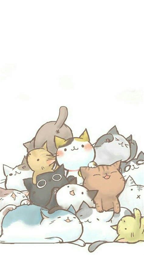 Aggregate more than 54 cute cat drawing wallpaper - in.cdgdbentre