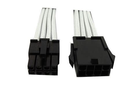 GELID Solutions | 8 PIN (EPS) SINGLE SLEEVED WHITE CABLE